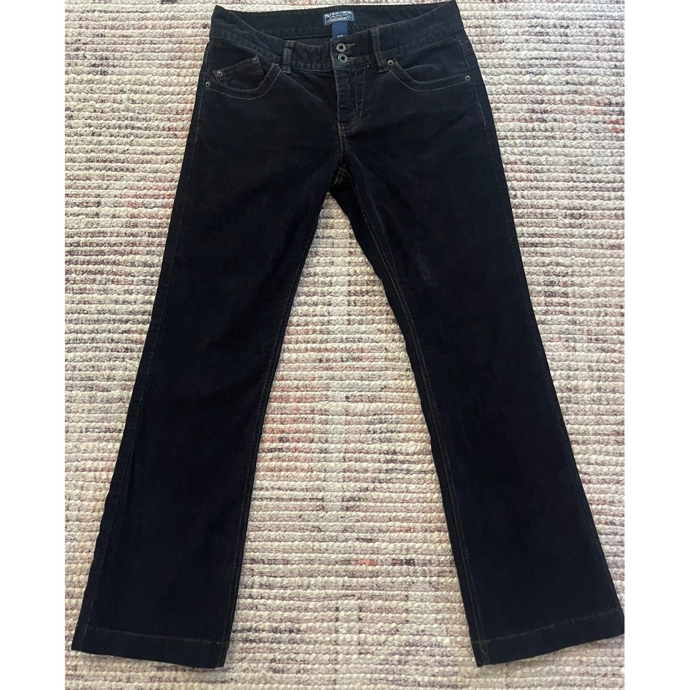 Polo Jeans Co Wendy Jean Corduroy Women's Size 28/6 Black Vintage